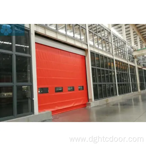 Waterproof Automatic High Speed PVC Stacking Door